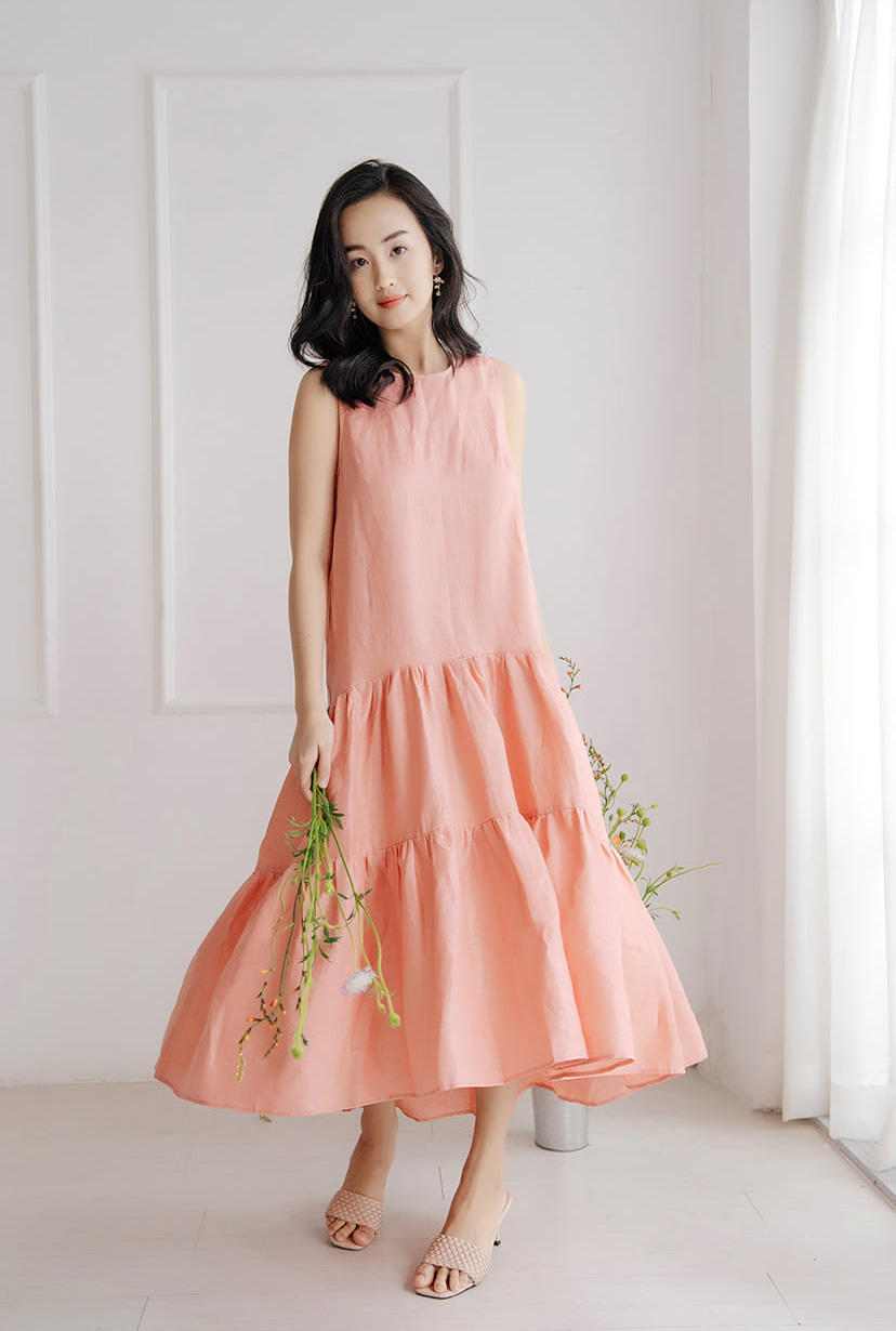 Tổng hợp Đầm Suông Mẫu Đầm Linen Đẹp giá rẻ bán chạy tháng 42023  BeeCost