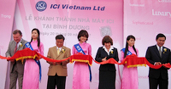 ICI đưa nhà máy sơn có vốn đầu tư 19,8 triệu USD vào hoạt động